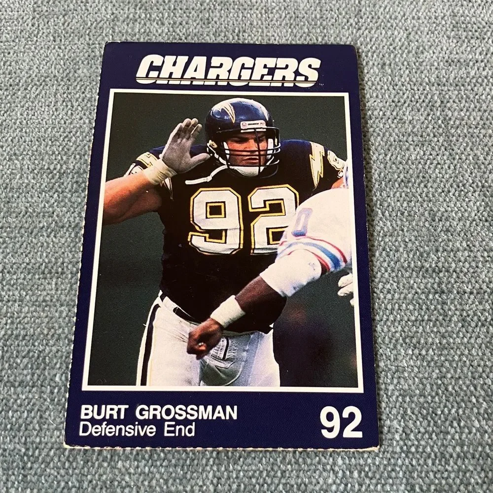 Chargers NFL Football Trading Card Football Card